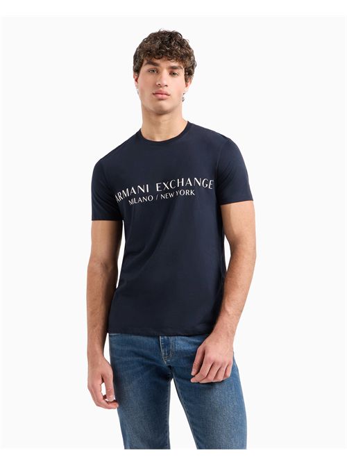 t-shirt man navy ARMANI EXCHANGE | 8NZT72Z8H4Z/1510